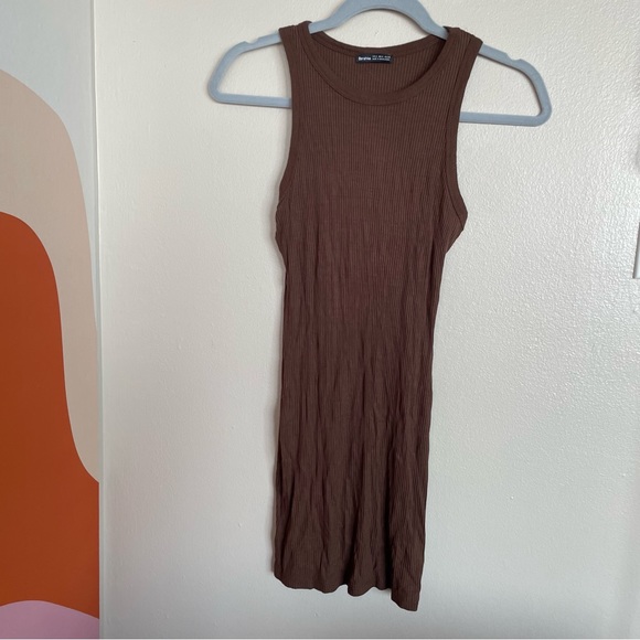 Bershka Racer Ribbed Mini Dress - Picture 7 of 7